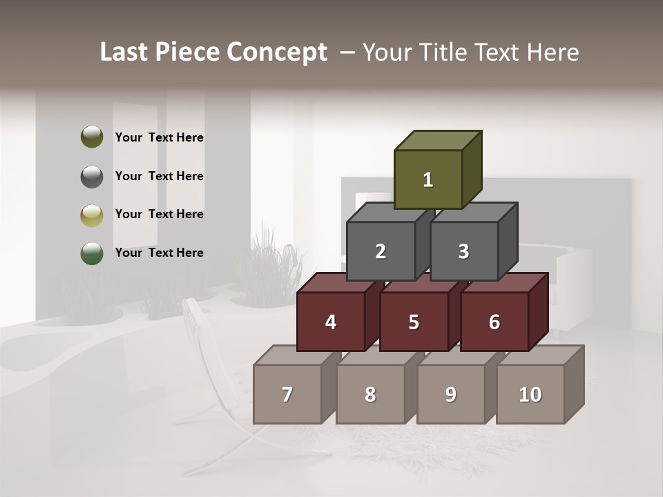 Design Office Window PowerPoint Template