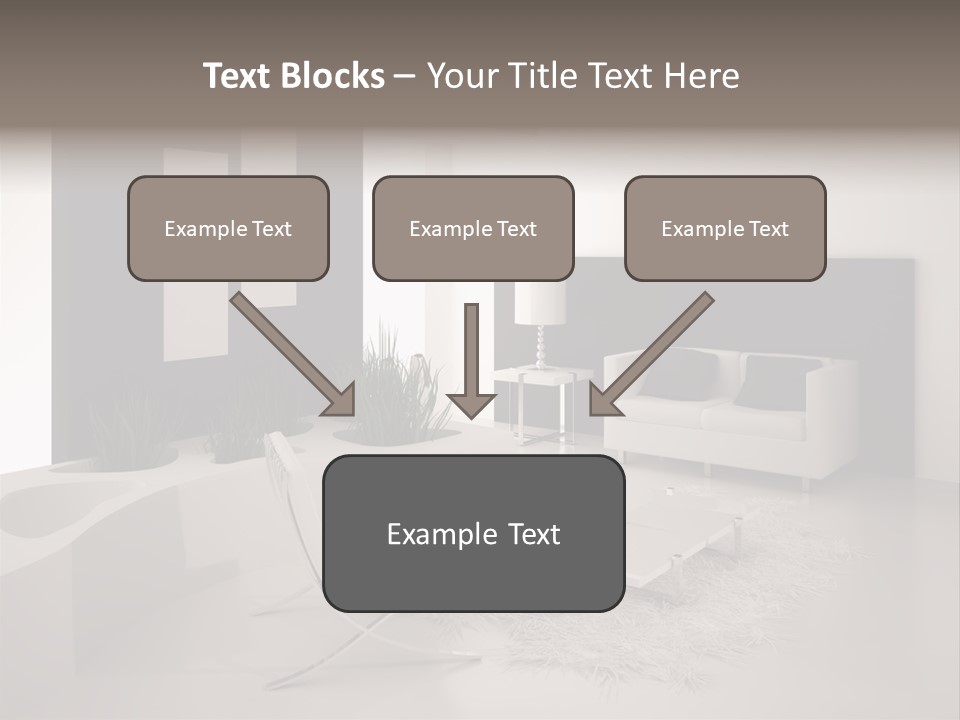 Design Office Window PowerPoint Template
