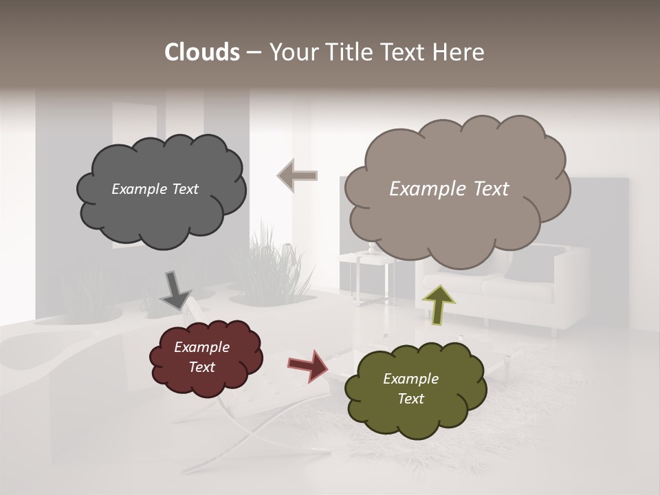 Design Office Window PowerPoint Template