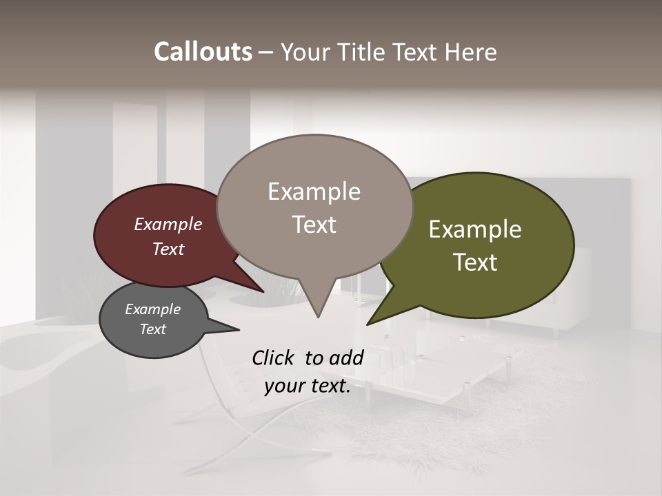 Design Office Window PowerPoint Template