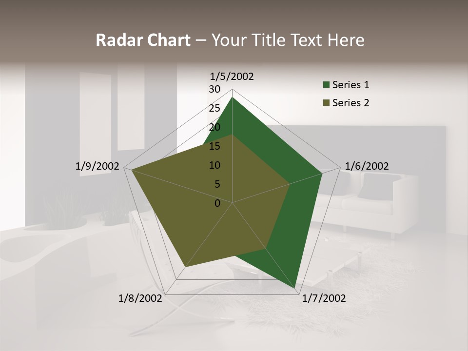 Design Office Window PowerPoint Template