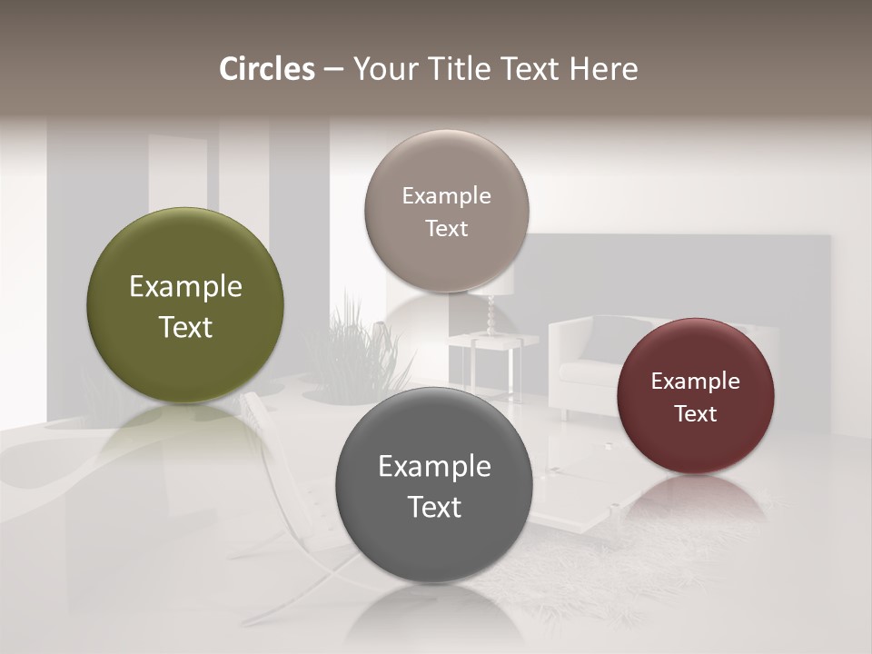 Design Office Window PowerPoint Template
