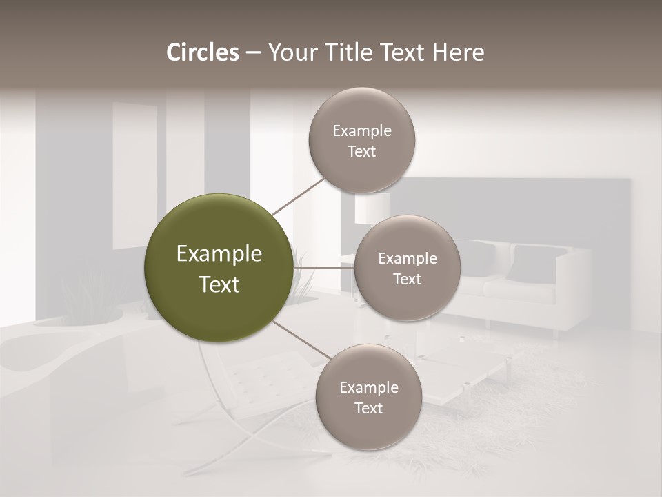 Design Office Window PowerPoint Template
