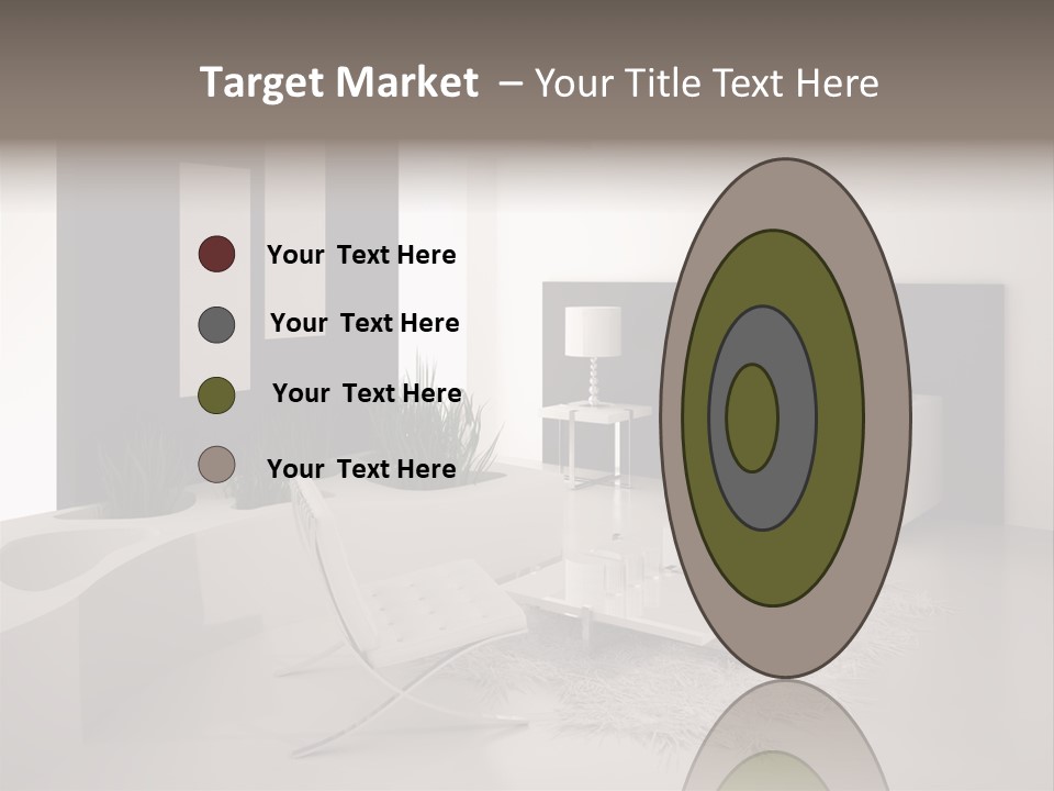 Design Office Window PowerPoint Template