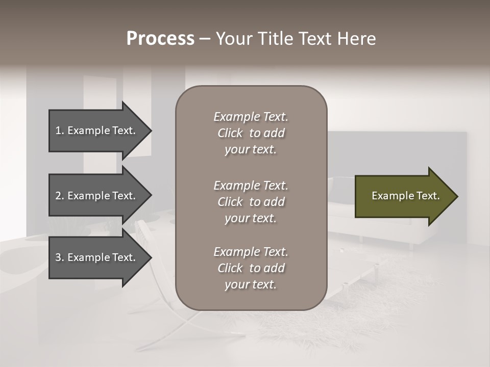 Design Office Window PowerPoint Template