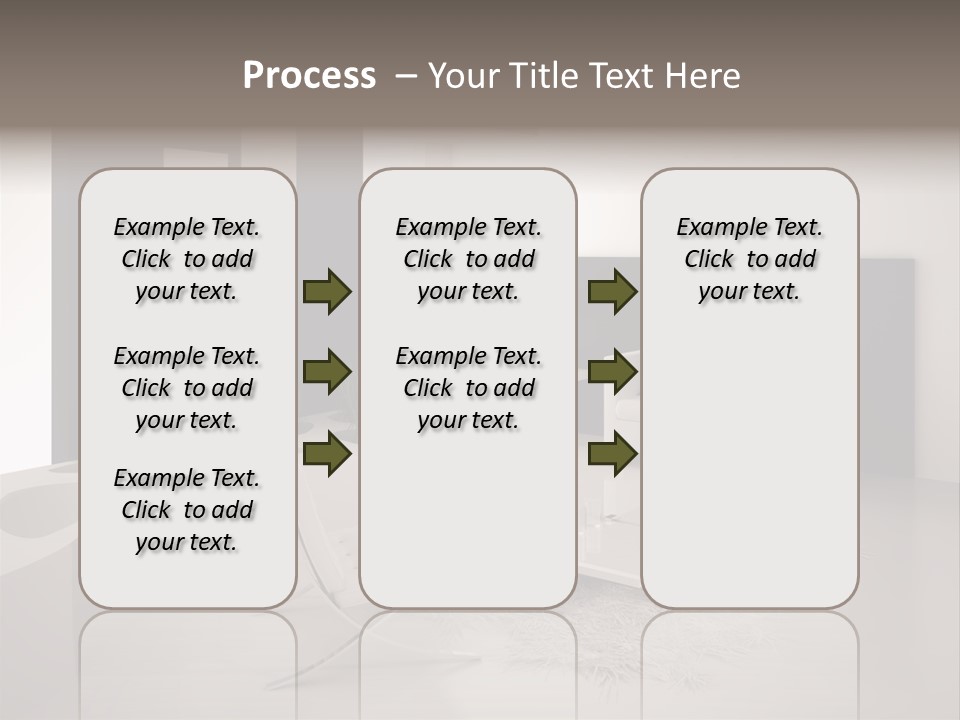 Design Office Window PowerPoint Template