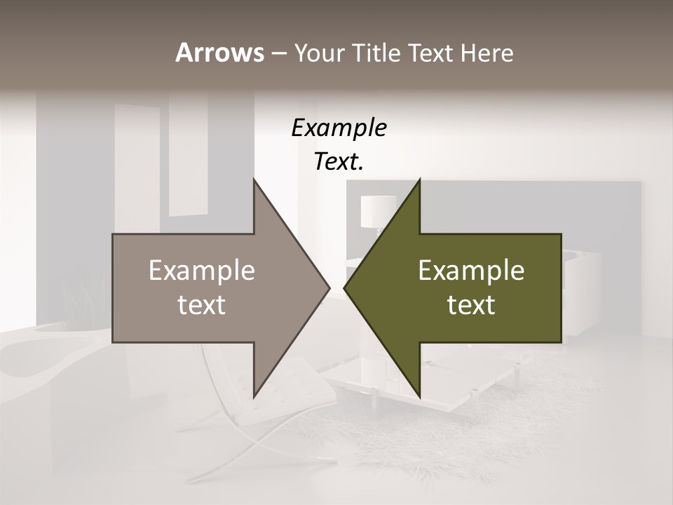 Design Office Window PowerPoint Template