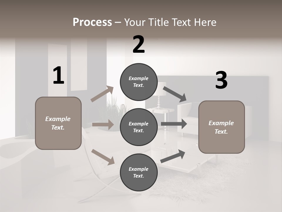Design Office Window PowerPoint Template