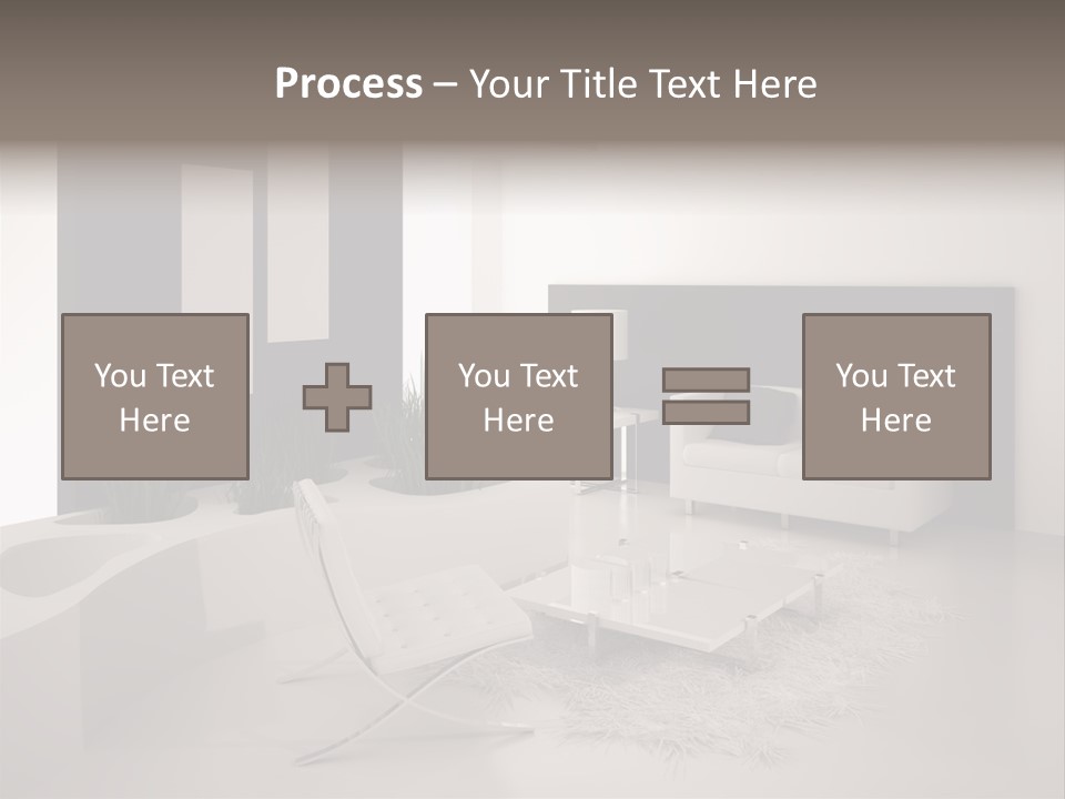 Design Office Window PowerPoint Template