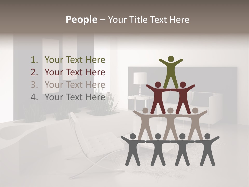 Design Office Window PowerPoint Template