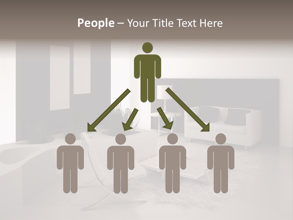 Design Office Window PowerPoint Template