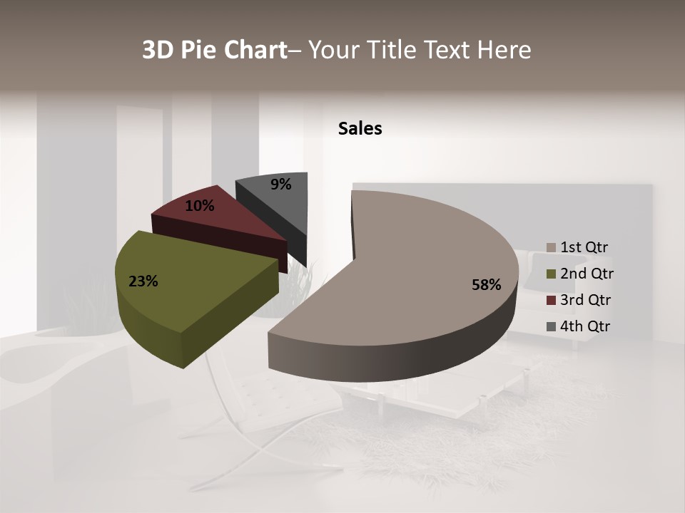 Design Office Window PowerPoint Template