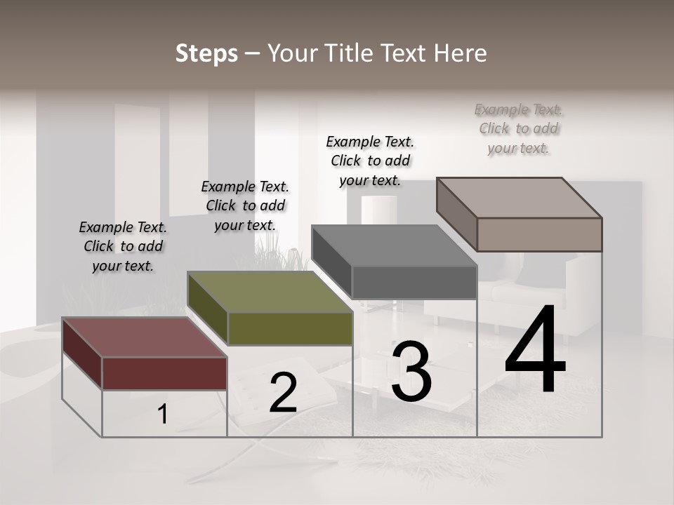 Design Office Window PowerPoint Template