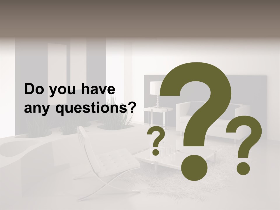 Design Office Window PowerPoint Template