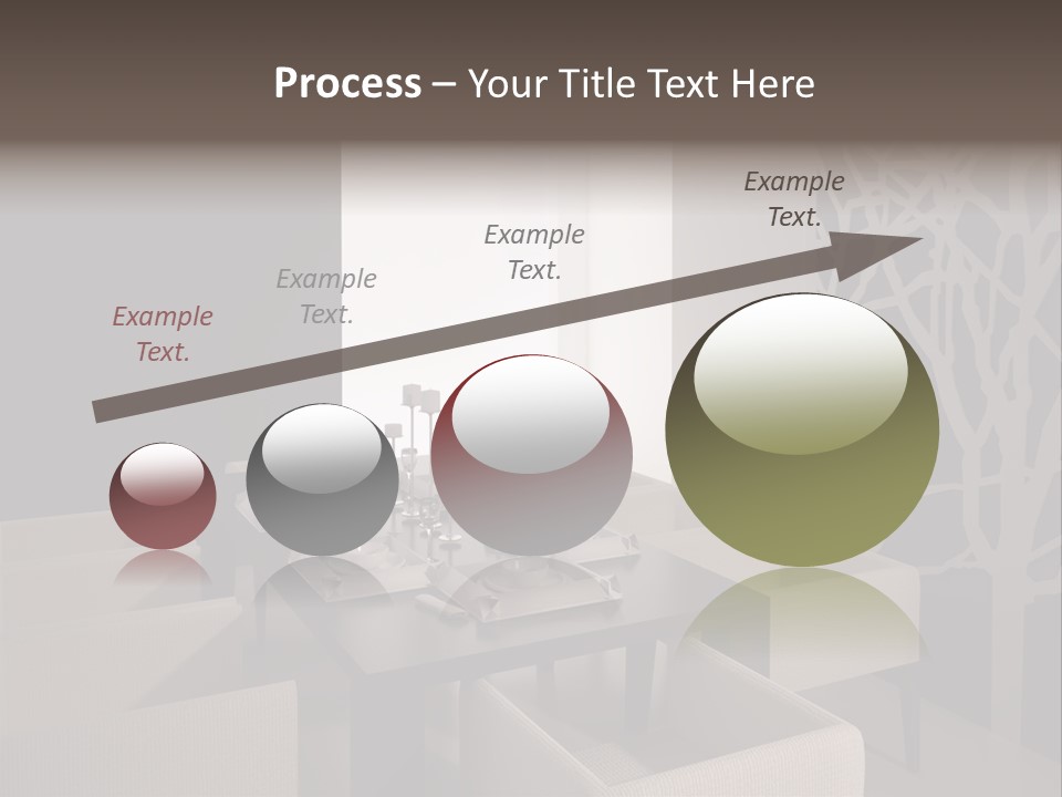 Wood Contemporary Window PowerPoint Template