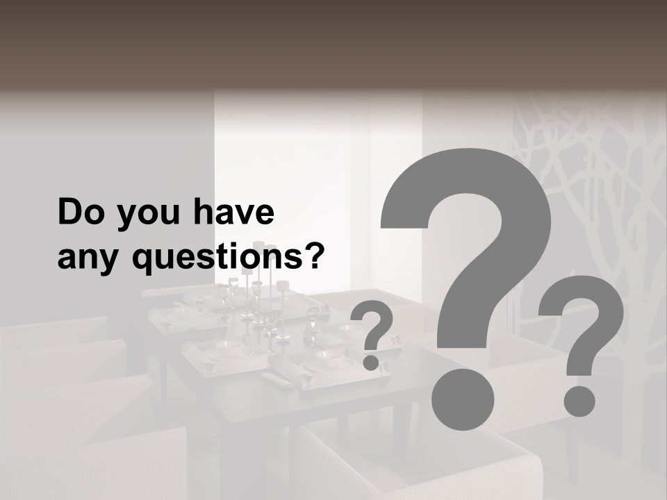 Wood Contemporary Window PowerPoint Template