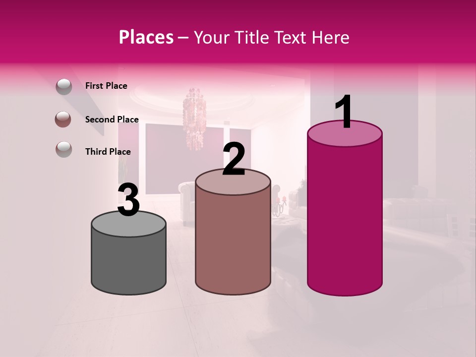Empty Office Concrete PowerPoint Template