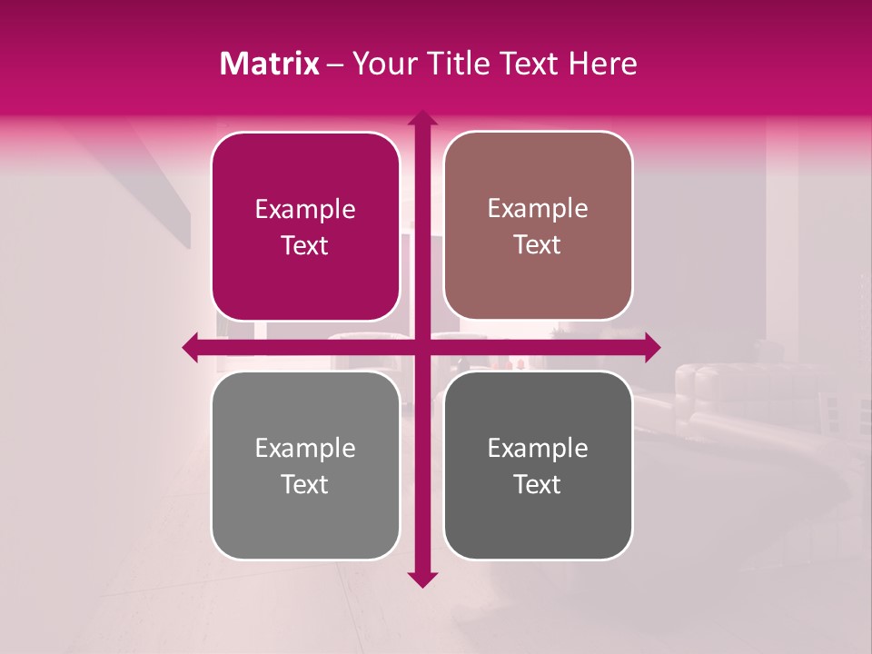Empty Office Concrete PowerPoint Template