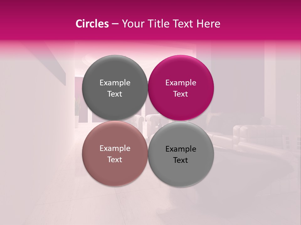 Empty Office Concrete PowerPoint Template