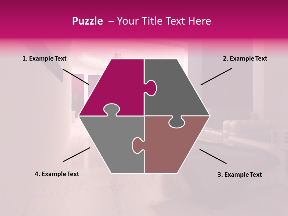 Empty Office Concrete PowerPoint Template