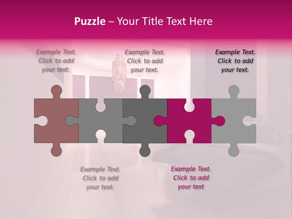 Empty Office Concrete PowerPoint Template