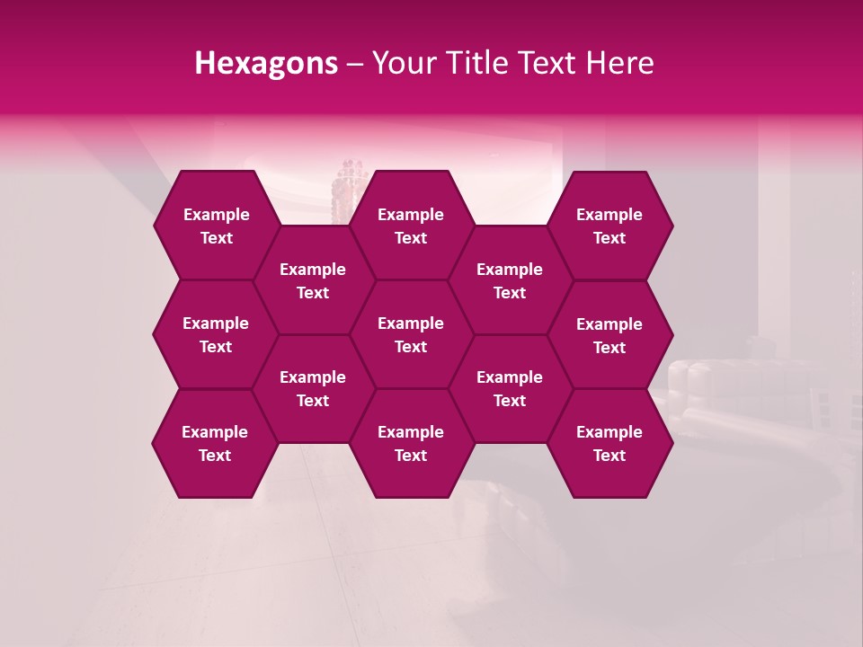 Empty Office Concrete PowerPoint Template