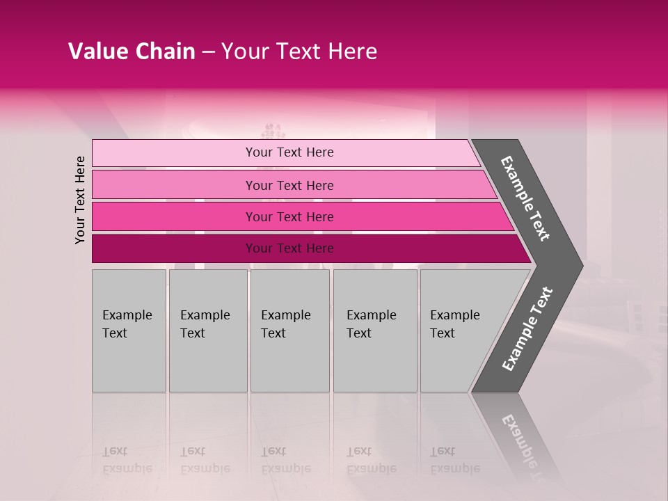 Empty Office Concrete PowerPoint Template