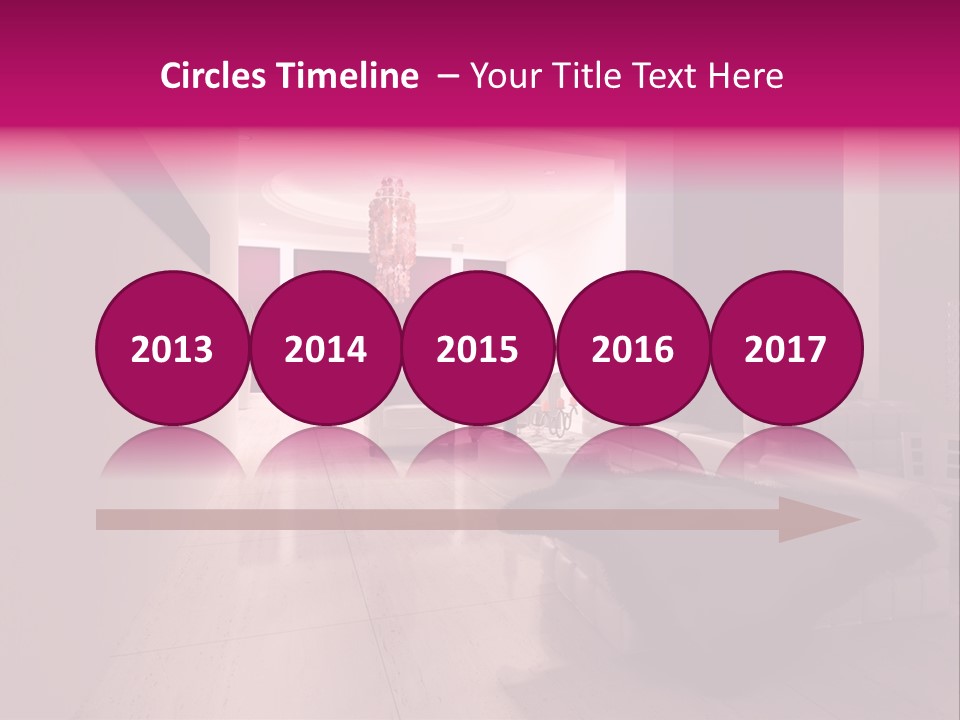 Empty Office Concrete PowerPoint Template