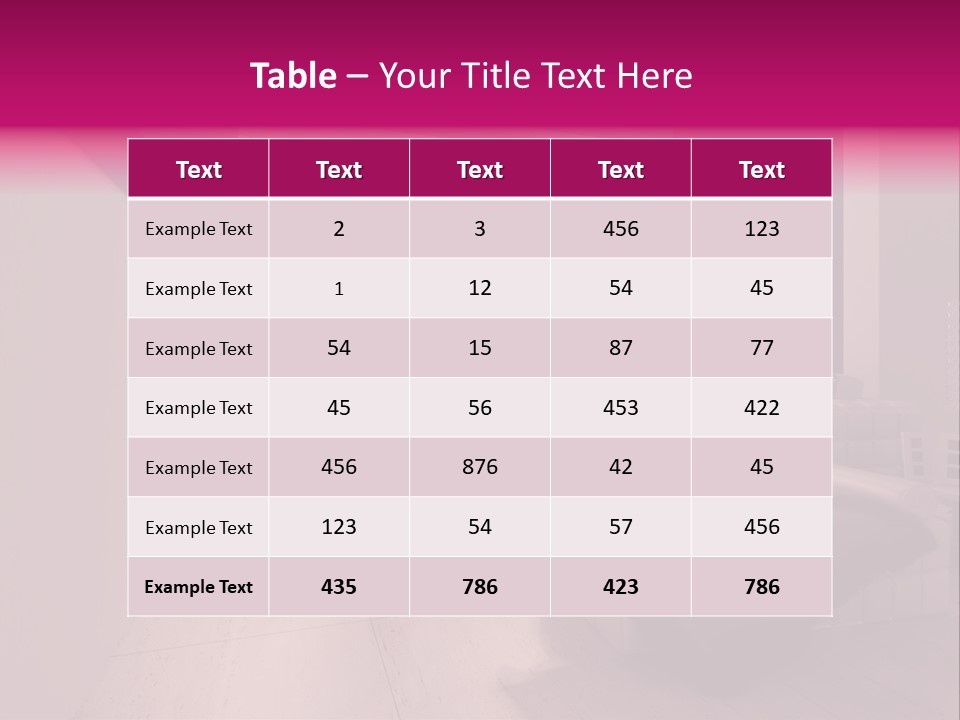 Empty Office Concrete PowerPoint Template