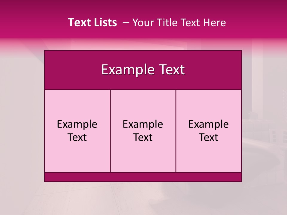 Empty Office Concrete PowerPoint Template