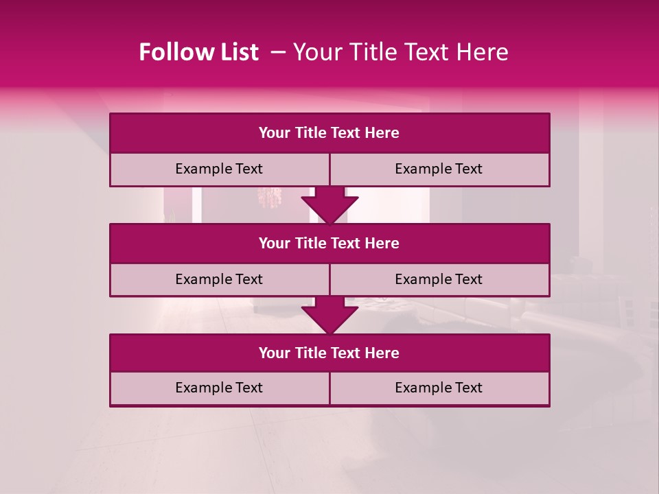Empty Office Concrete PowerPoint Template