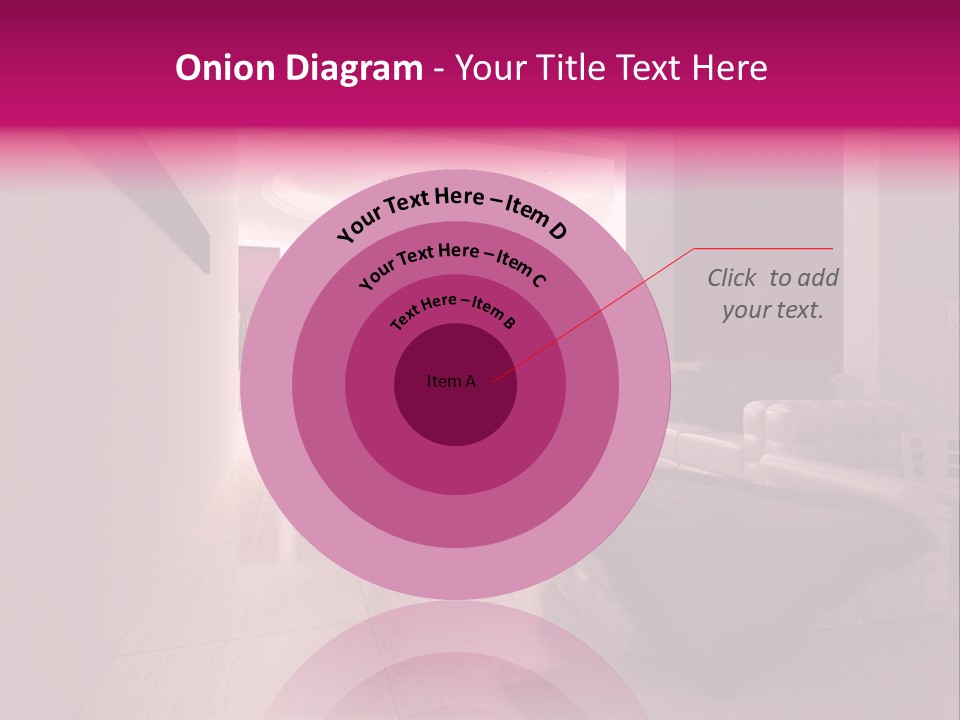 Empty Office Concrete PowerPoint Template