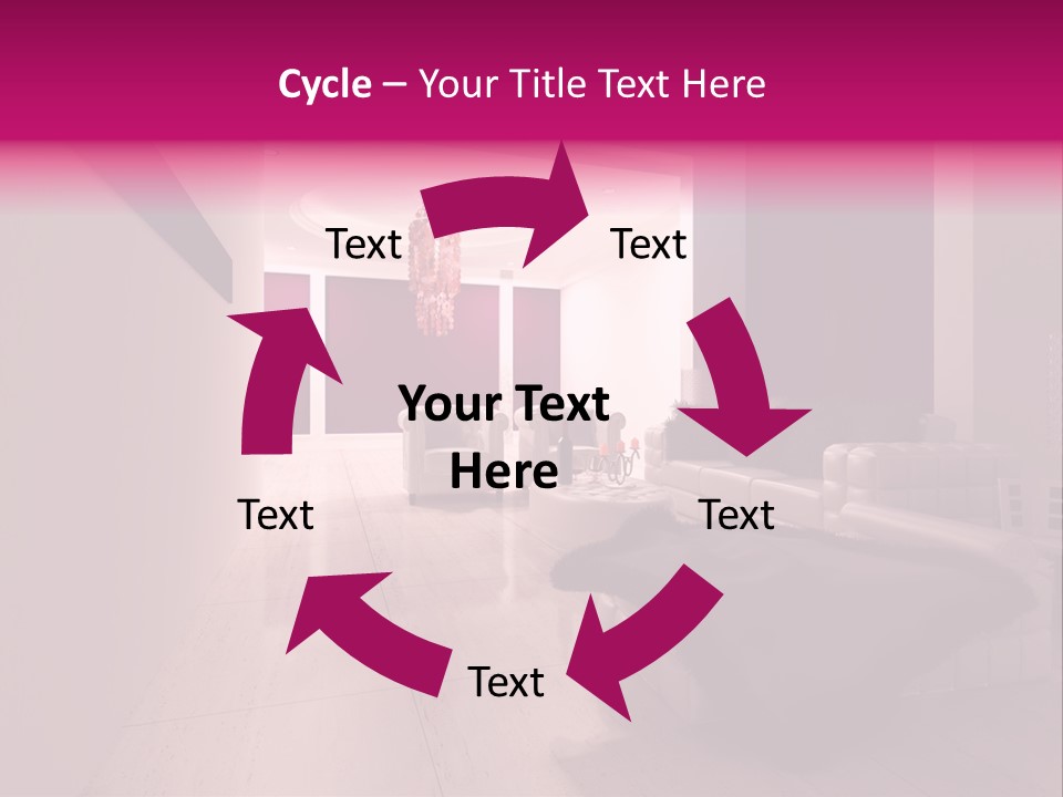 Empty Office Concrete PowerPoint Template