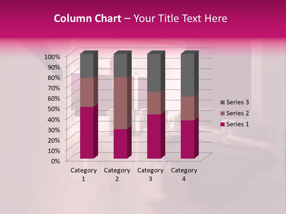 Empty Office Concrete PowerPoint Template