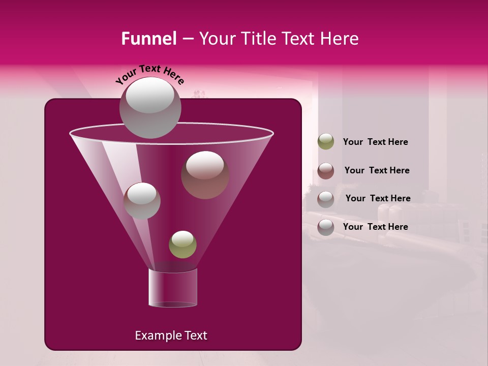 Empty Office Concrete PowerPoint Template