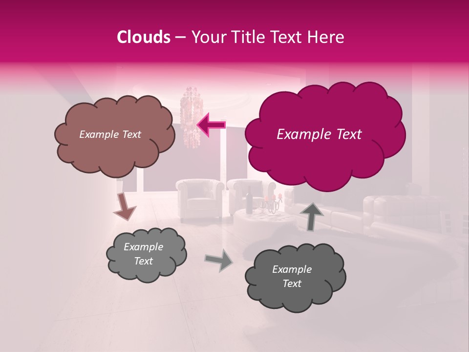 Empty Office Concrete PowerPoint Template