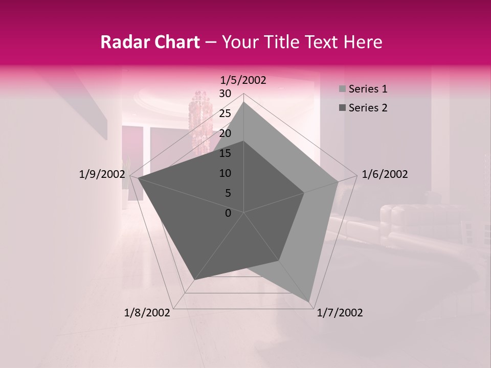Empty Office Concrete PowerPoint Template