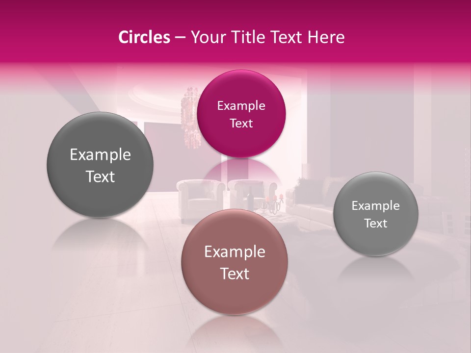 Empty Office Concrete PowerPoint Template