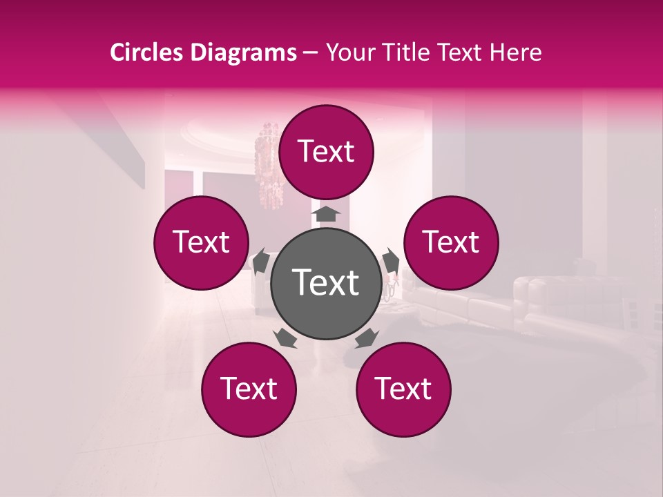 Empty Office Concrete PowerPoint Template