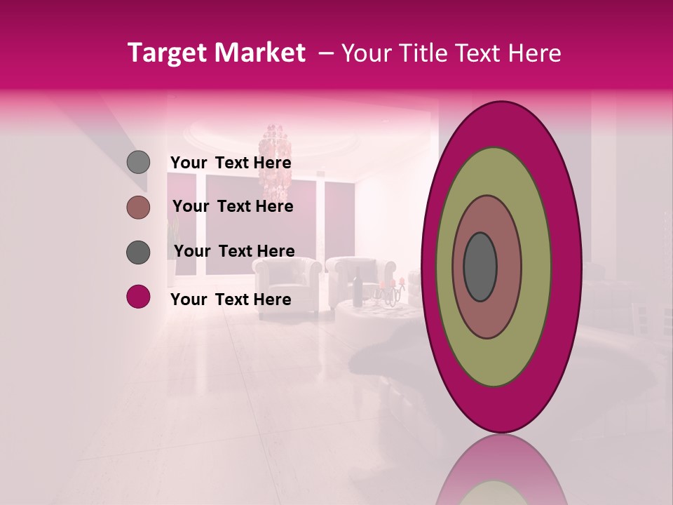 Empty Office Concrete PowerPoint Template