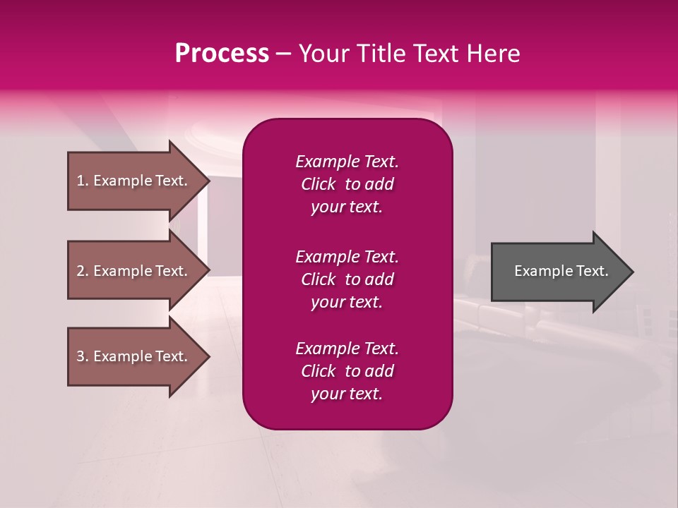 Empty Office Concrete PowerPoint Template