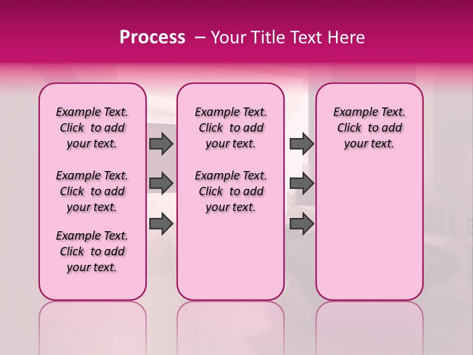 Empty Office Concrete PowerPoint Template