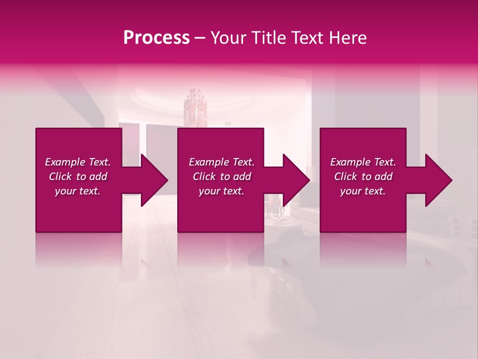 Empty Office Concrete PowerPoint Template