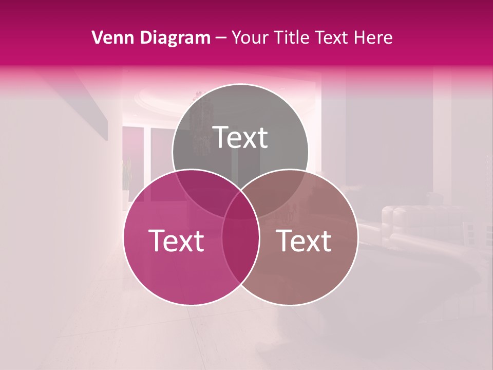 Empty Office Concrete PowerPoint Template