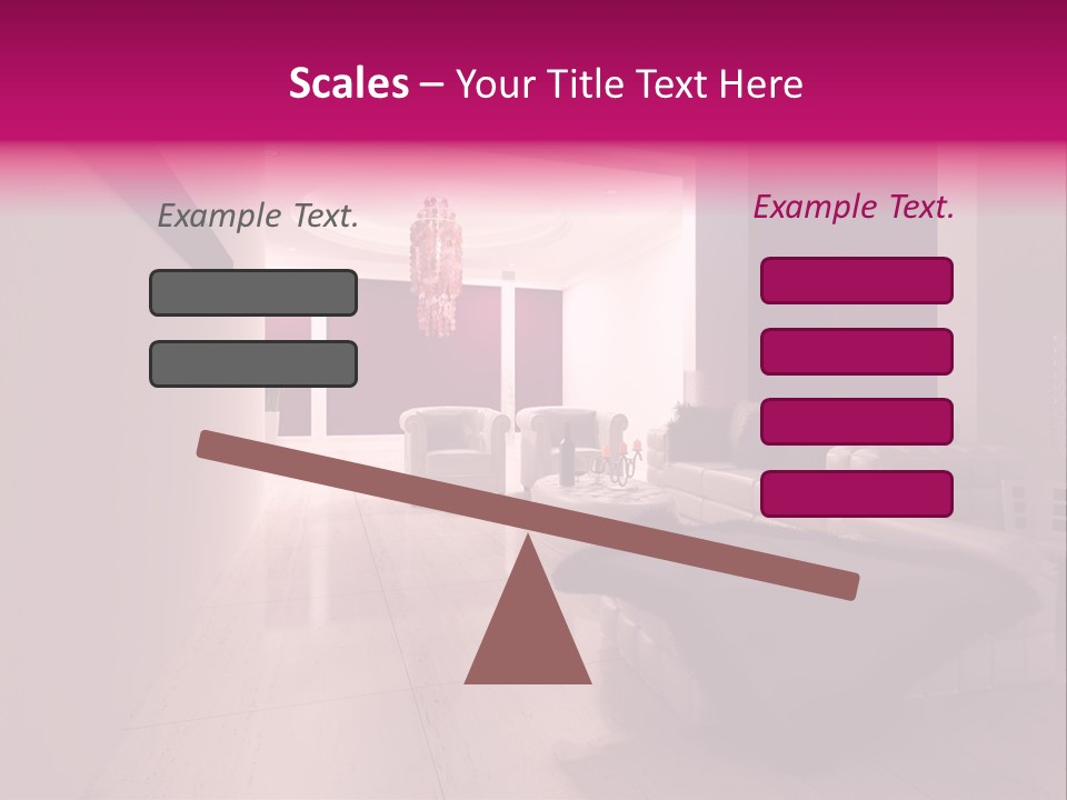 Empty Office Concrete PowerPoint Template