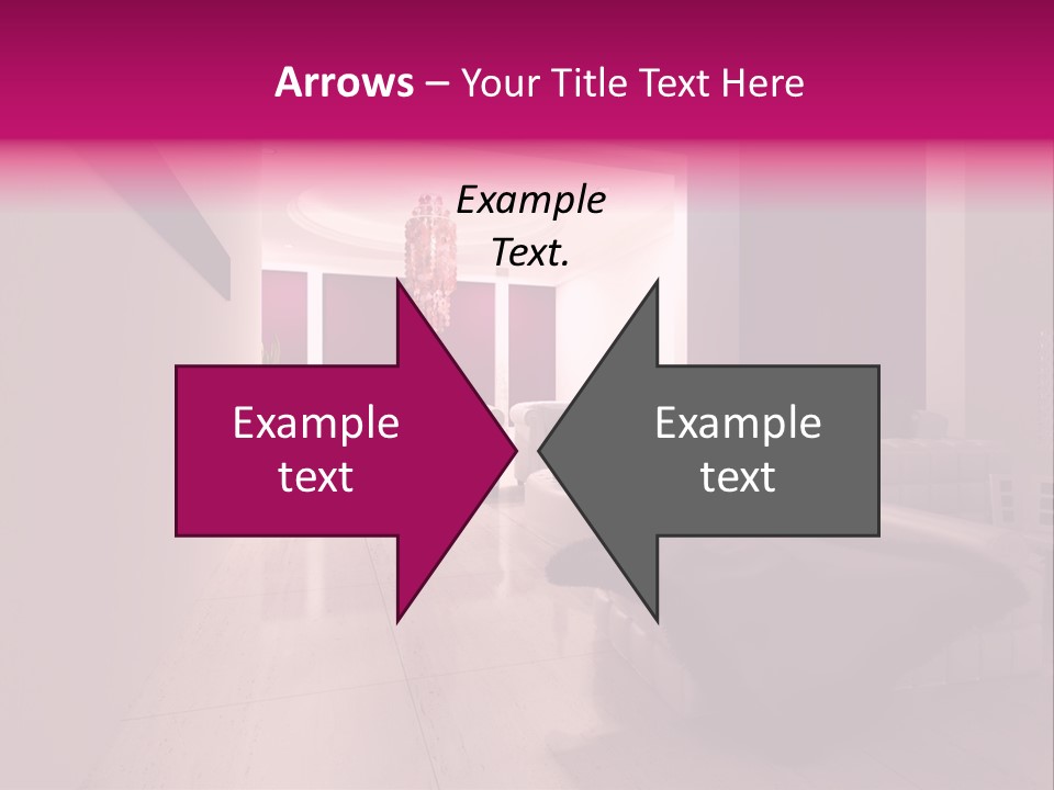 Empty Office Concrete PowerPoint Template