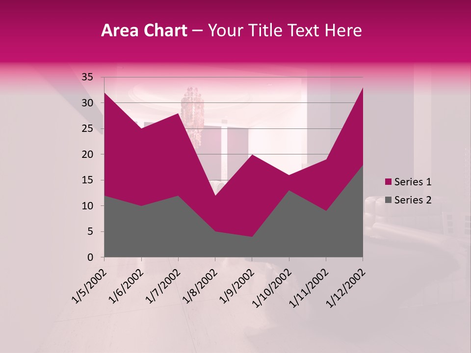 Empty Office Concrete PowerPoint Template