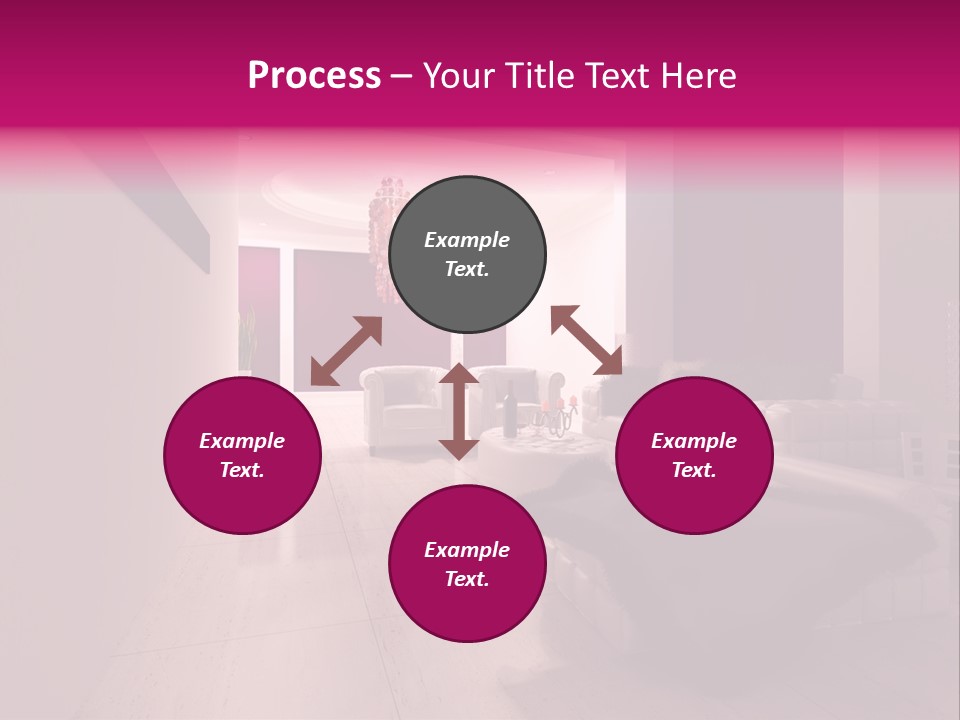 Empty Office Concrete PowerPoint Template