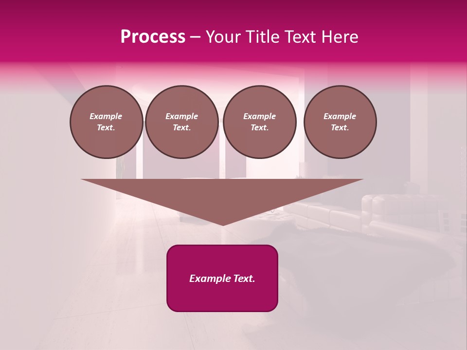 Empty Office Concrete PowerPoint Template