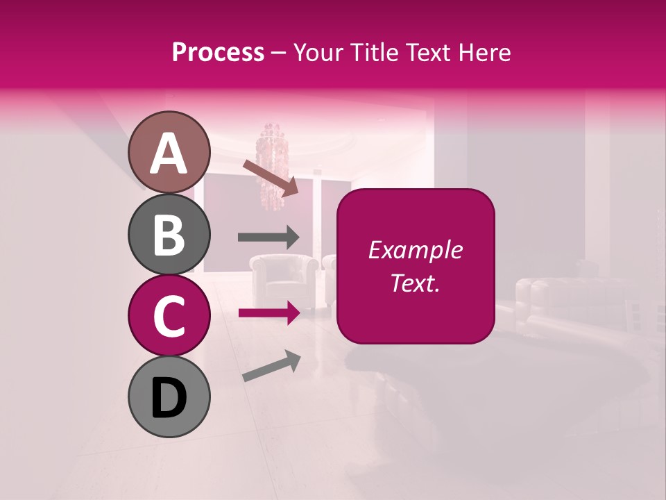 Empty Office Concrete PowerPoint Template